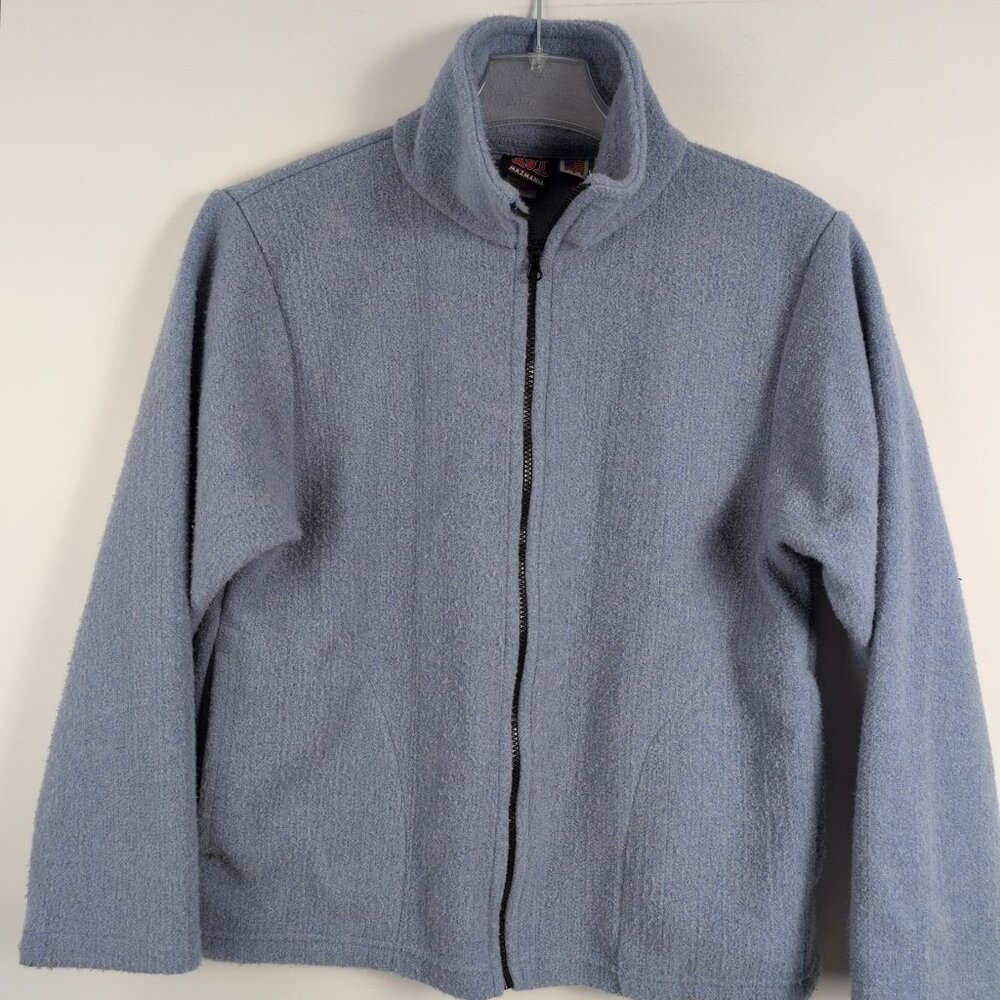 Mazmania liliac purple full zip fleece jacket - Medium